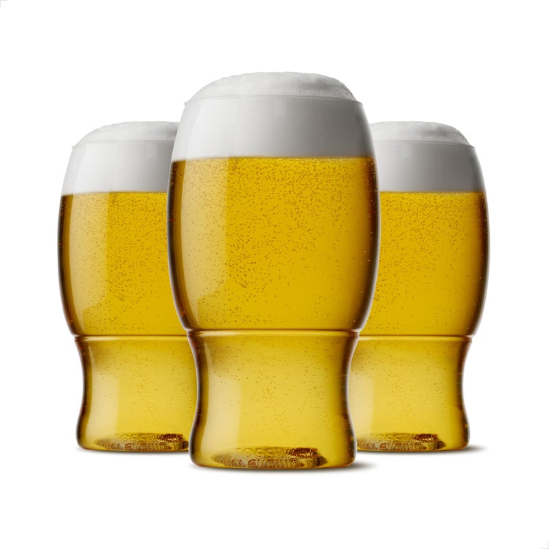 TOSSWARE POP 18oz Pint Set of 48, Premium Quality, Recyclable, Unbreakable & Crystal Clear Plastic Beer Glasses, 48 Count (Pack of 1) - Image 1